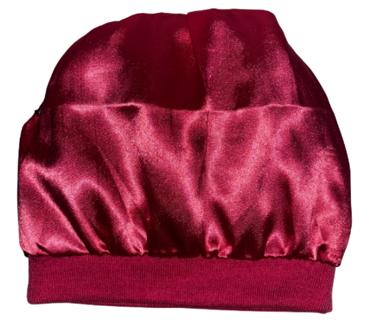 'UNSHAKEN' Pink satin lined beanie